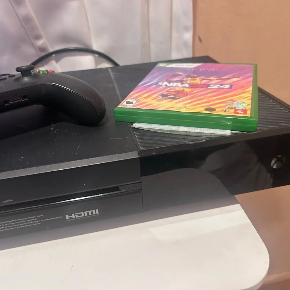 Xbox Black Console with NBA 2K24 Game Bundle